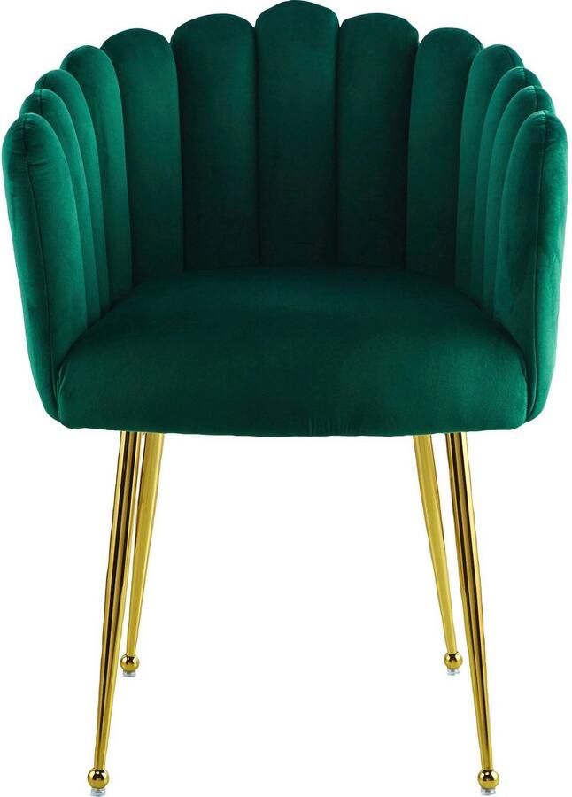 Kayoom Eetkamerstoel Stoel Mucha decoratieve luxe stoel fluweelzachte bekleding aantrekkelijk verkrijgbaar in edele kleuren (1 stuk) - Foto 3
