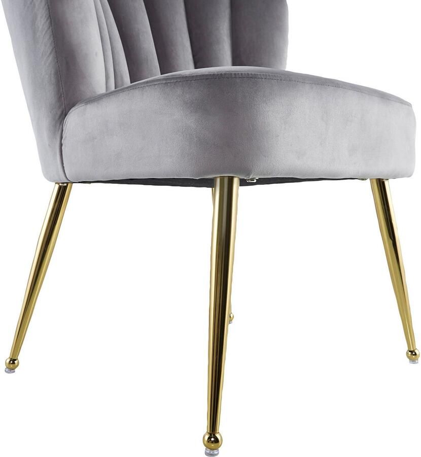 Kayoom Eetkamerstoel Stoel Pippa rugleuning in retro-stijl opvallende rugleuning fluweelzachte bekleding eyecatcher in de ruimte opvallende rugleuning (1 stuk)