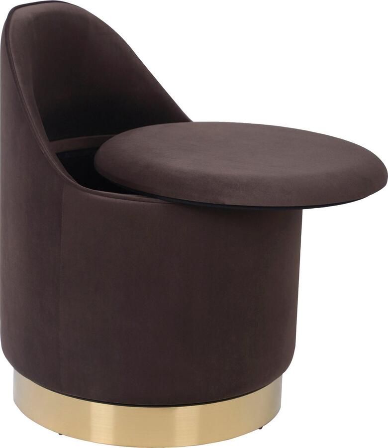 Kayoom Fauteuil Draaikruk Viktor 125 draaikruk in modern design opbergruimte aan de binnenkant (1 stuk)