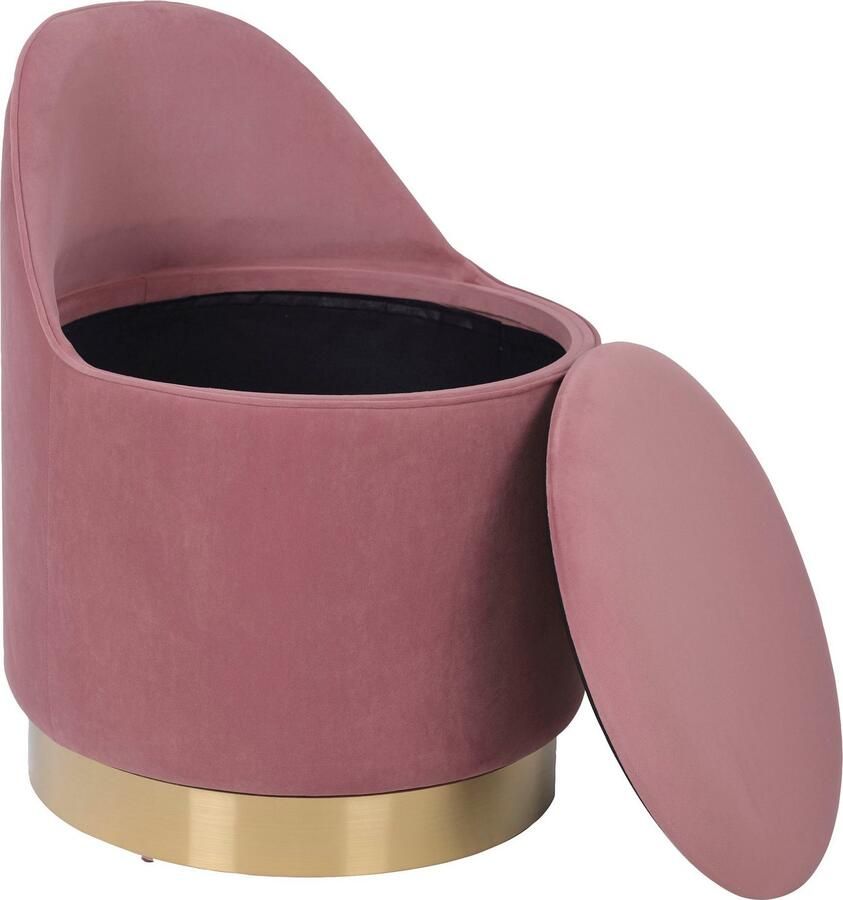 Kayoom Fauteuil Draaikruk Viktor 125 draaikruk in modern design opbergruimte aan de binnenkant (1 stuk)