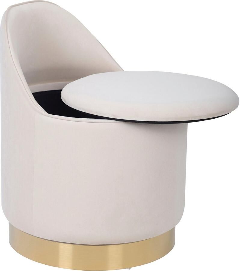 Kayoom Fauteuil Draaikruk Viktor 125 draaikruk in modern design opbergruimte aan de binnenkant (1 stuk) - Foto 3