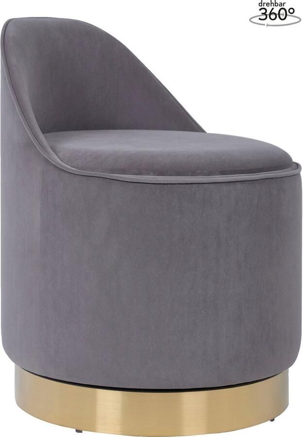 Kayoom Fauteuil Draaikruk Viktor 125 draaikruk in modern design opbergruimte aan de binnenkant (1 stuk) - Foto 7