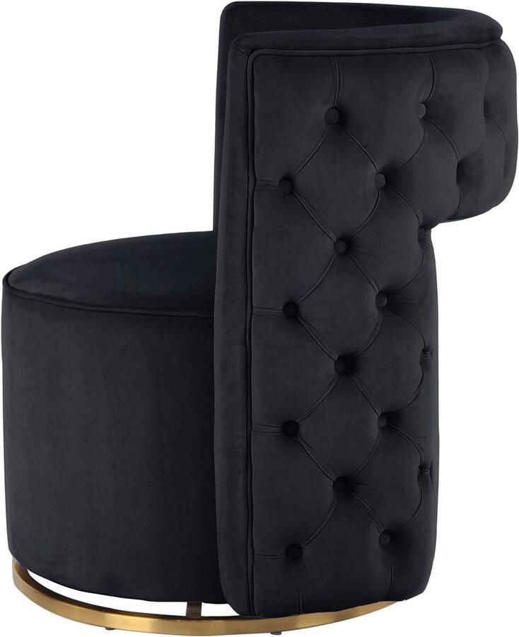 Kayoom Fauteuil Draaistoel Beverly 125 draaibaar frame van staal fluweelachtige oppervlakte (1 stuk) - Foto 3