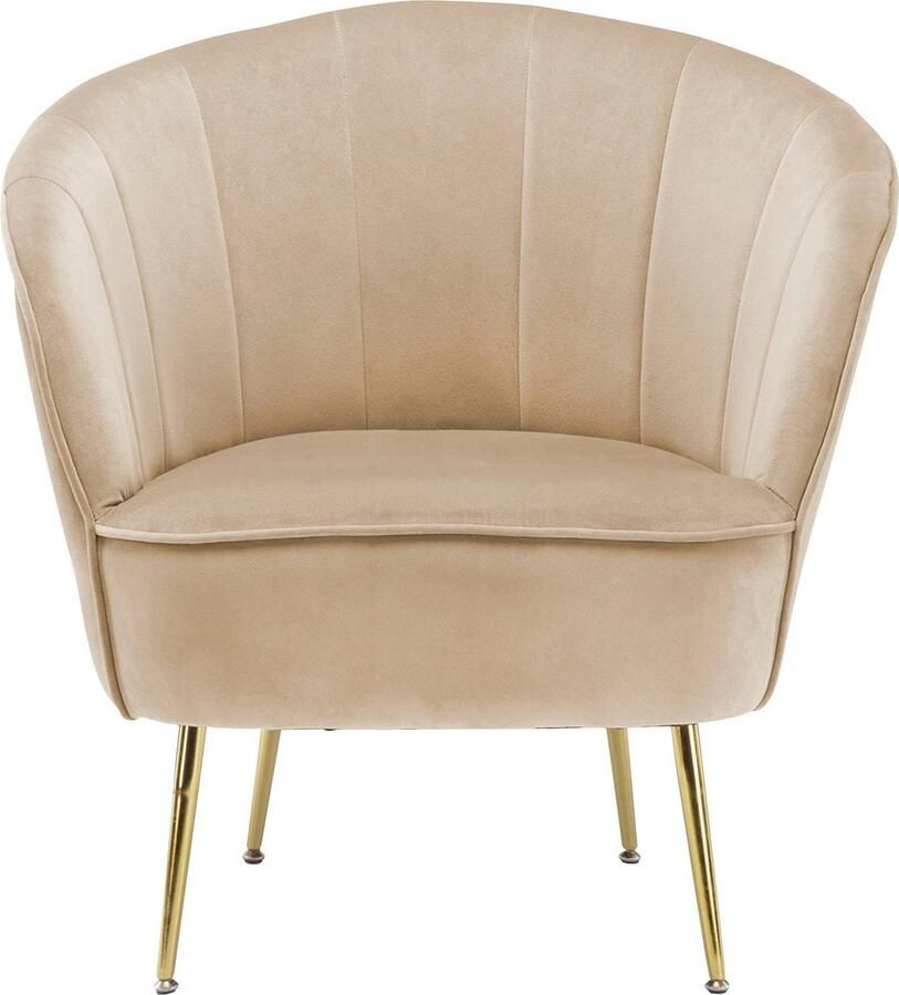 Kayoom Fauteuil Poola 100 comfortabele cocktailstoel luxe fluwelen bekleding (1 stuk) - Foto 4