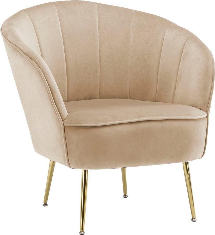 Kayoom Fauteuil Poola 100 comfortabele cocktailstoel luxe fluwelen bekleding (1 stuk) - Foto 3