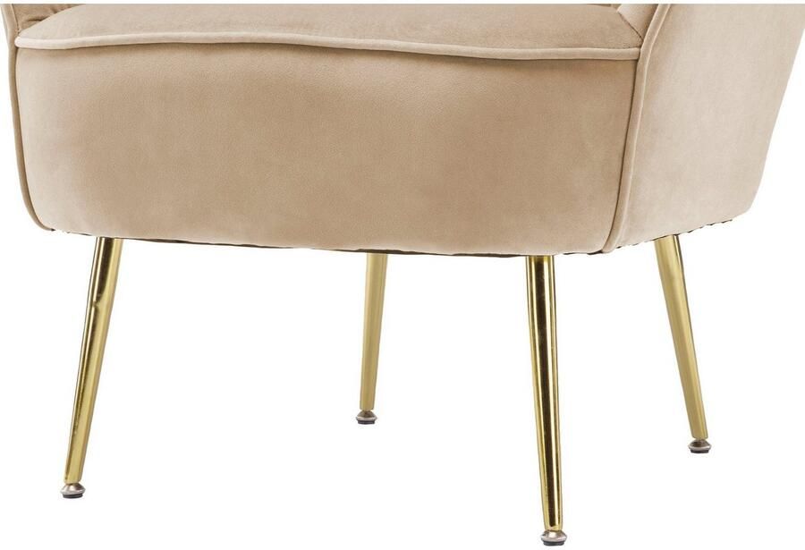 Kayoom Fauteuil Poola 100 comfortabele cocktailstoel luxe fluwelen bekleding (1 stuk) - Foto 8