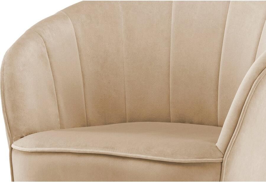 Kayoom Fauteuil Poola 100 comfortabele cocktailstoel luxe fluwelen bekleding (1 stuk) - Foto 7