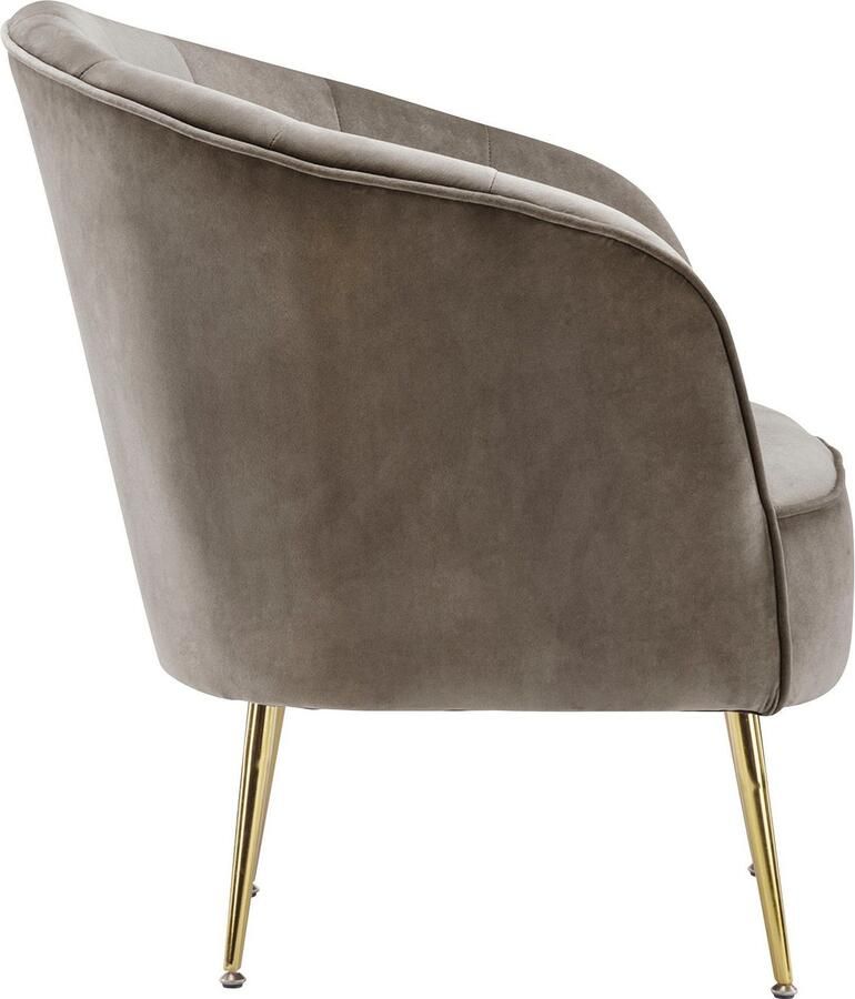 Kayoom Fauteuil Poola 100 comfortabele cocktailstoel luxe fluwelen bekleding (1 stuk) - Foto 5