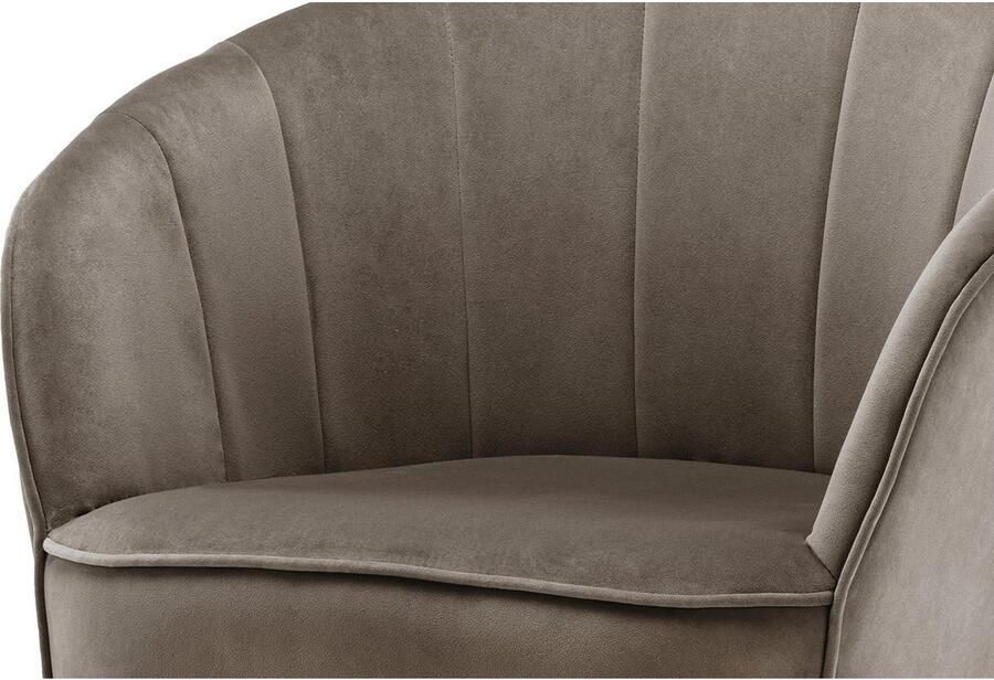 Kayoom Fauteuil Poola 100 comfortabele cocktailstoel luxe fluwelen bekleding (1 stuk) - Foto 7