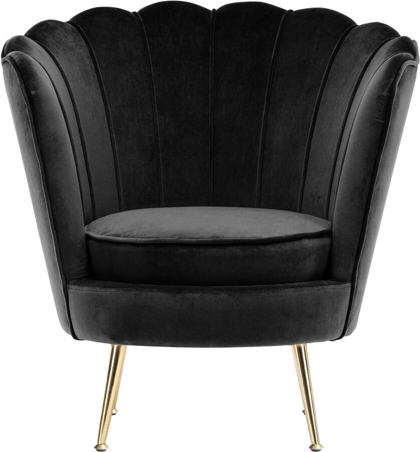 Kayoom Fauteuil Sofa Barbara 125 hoogwaardige fluwelen stof met fluweelachtige aanraking (1 stuk) - Foto 4