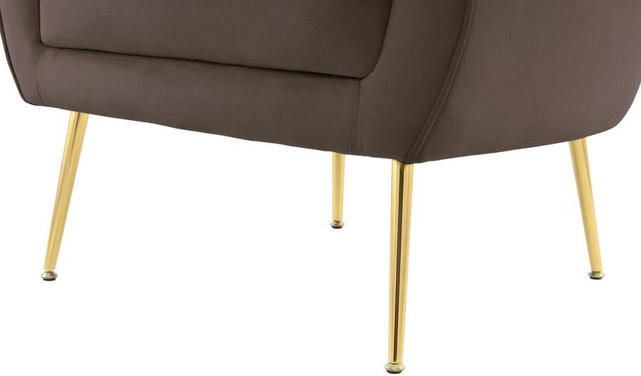 Kayoom Fauteuil Sofa Doreen 125 comfortabele fauteuil eentonig ontwerp modern ruimtebesparend onderhoudsvriendelijk fluwelen bekleding van stof (1 stuk) - Foto 6