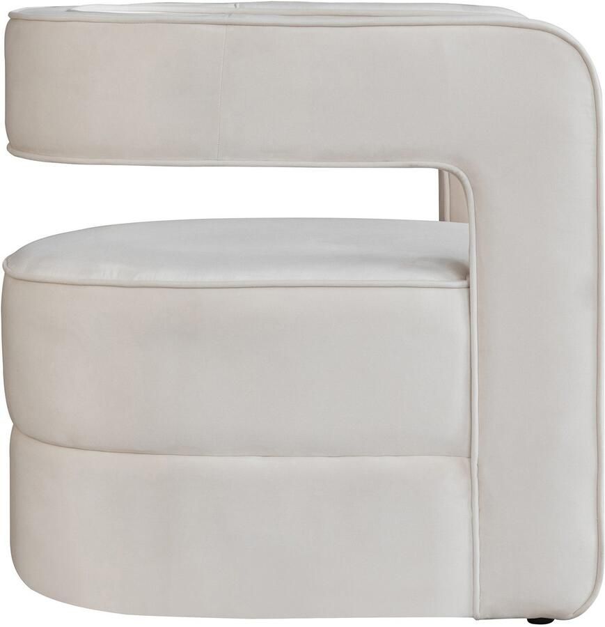 Kayoom Fauteuil Venice 125 moderne cocktailstoel Lounge fauteuil eye-catcher in de ruimte bijzondere constructie (1 stuk)