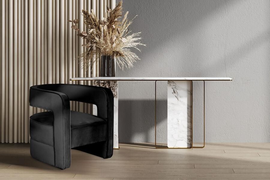 Kayoom Fauteuil Venice 125 moderne cocktailstoel Lounge fauteuil eye-catcher in de ruimte bijzondere constructie (1 stuk) - Foto 7