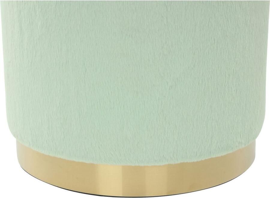 Kayoom Hocker Kruk Nona 125 kussen- en zitkruk stijlvol en fluffy comfortabel veelzijdig te gebruiken superzacht gevoel (1 stuk)