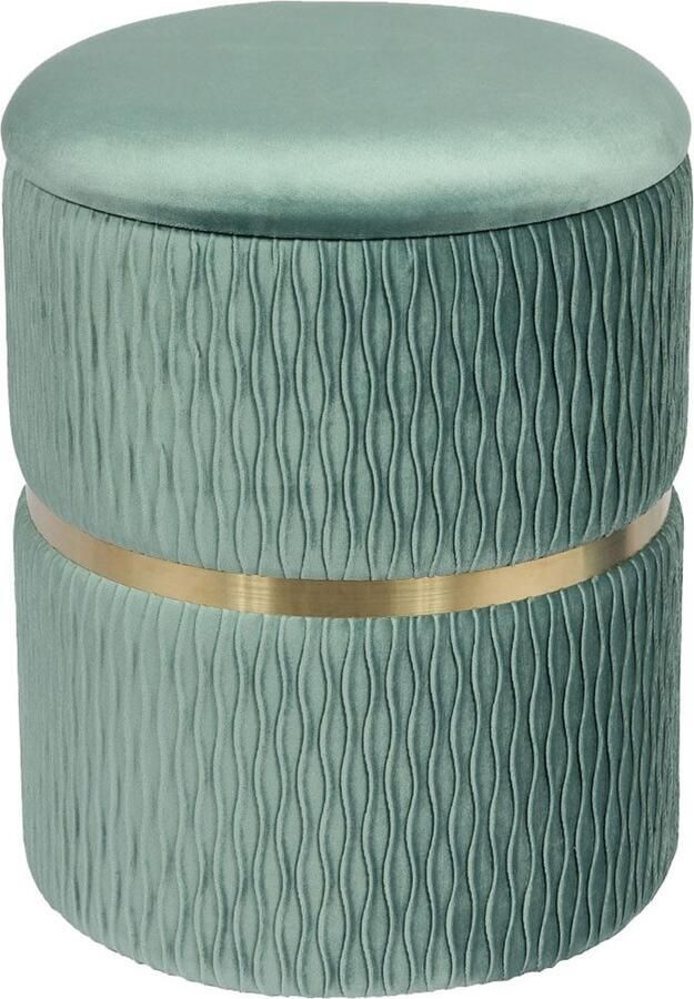 Kayoom Hocker Kruk Zora 425 2-delige set praktische en verborgen opbergruimte (set 2 stuks) - Foto 6