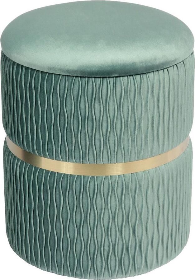 Kayoom Hocker Kruk Zora 425 2-delige set praktische en verborgen opbergruimte (set 2 stuks) - Foto 5