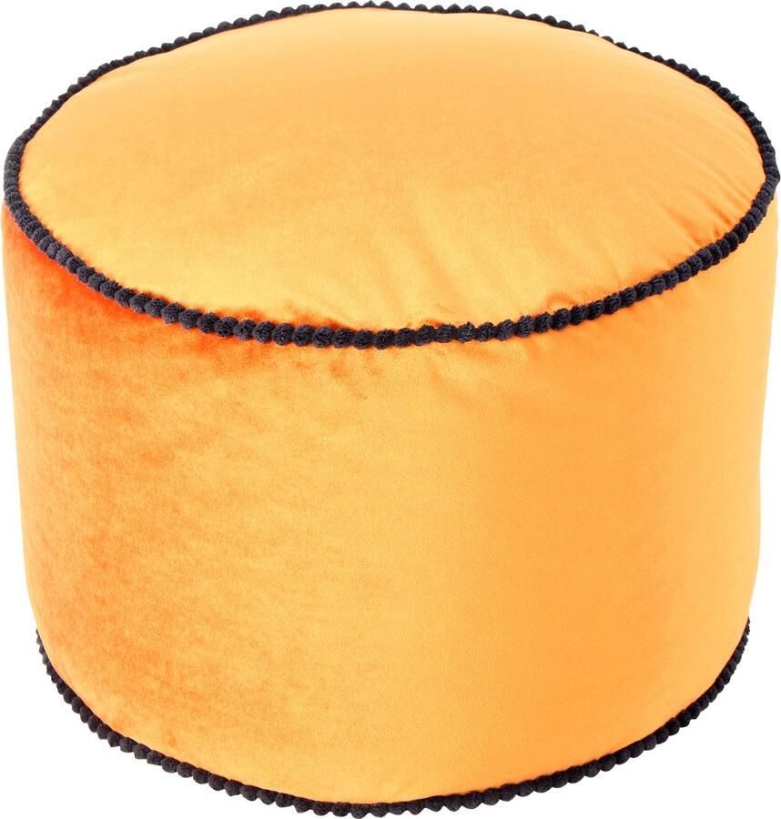 Kayoom Hocker met bergruimte Pouf Taj Mahal 125 trendy fluweelachtige oppervlak (1 stuk) - Foto 2