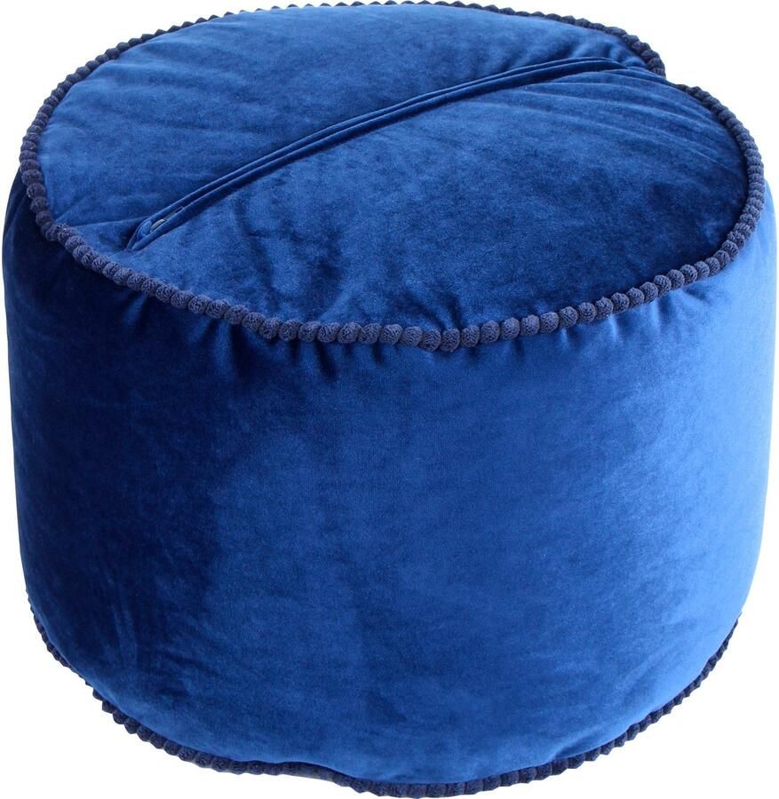 Kayoom Hocker met bergruimte Pouf Taj Mahal 125 trendy fluweelachtige oppervlak (1 stuk) - Foto 2