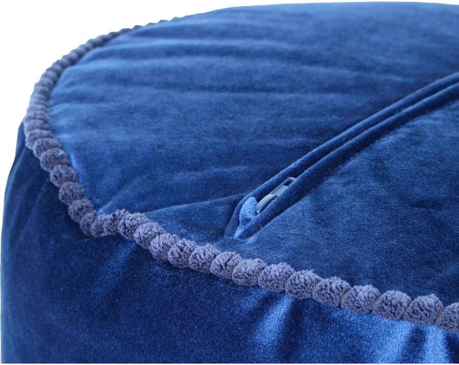 Kayoom Hocker met bergruimte Pouf Taj Mahal 125 trendy fluweelachtige oppervlak (1 stuk) - Foto 6