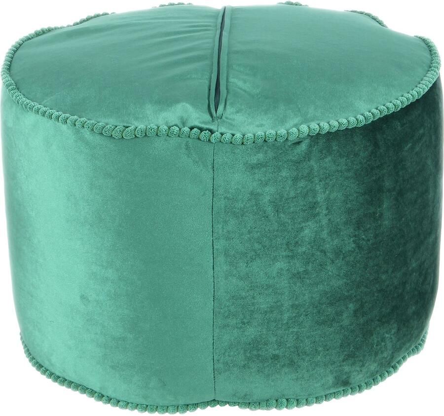 Kayoom Hocker met bergruimte Pouf Taj Mahal 125 trendy fluweelachtige oppervlak (1 stuk) - Foto 2