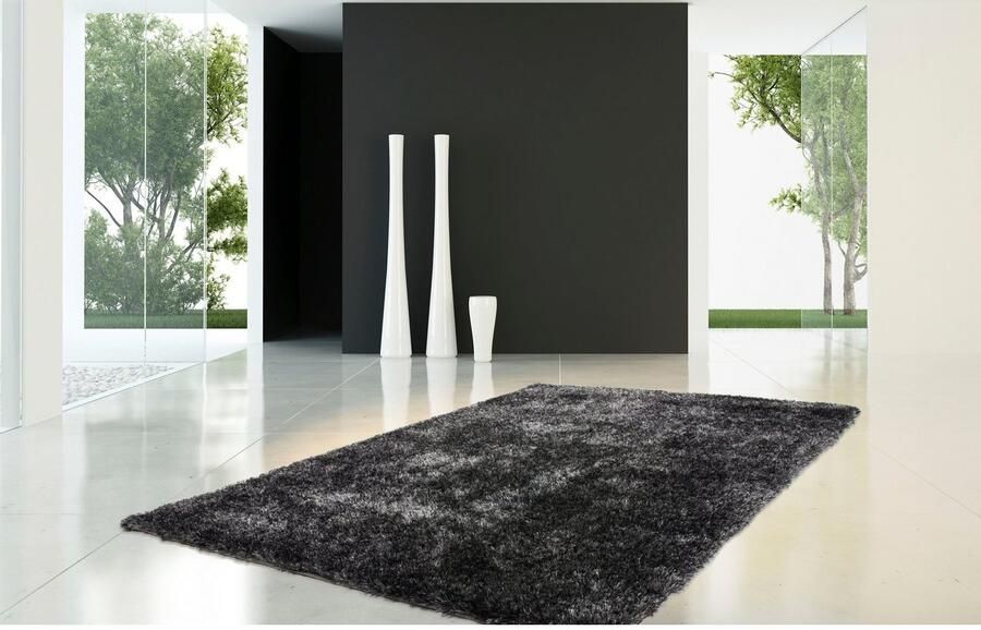 Bruno Banani Hoogpolig vloerkleed ALGA Uni shaggy langpolig bijzonder zacht en knus woonkamer - Foto 7