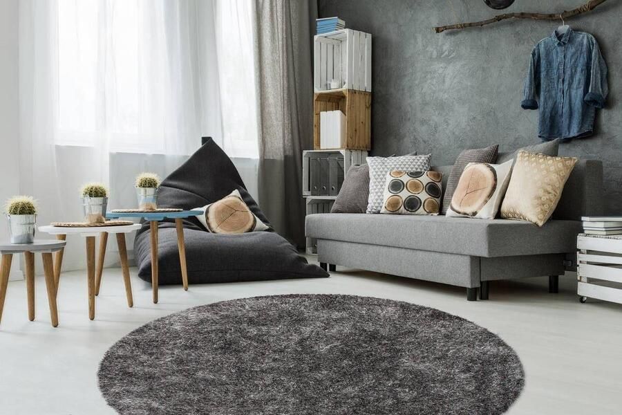 Kayoom Hoogpolig vloerkleed Diamond 700 zachte microvezel lange pool shaggy mêlee woonkamer - Foto 6
