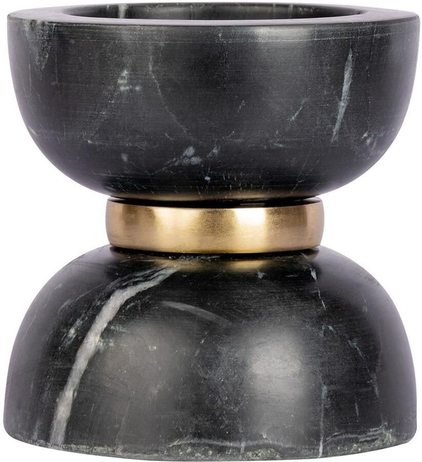 Kayoom Kandelaar Satori 125 Decoratieve kandelaars van marmer met metalen ring - Foto 5