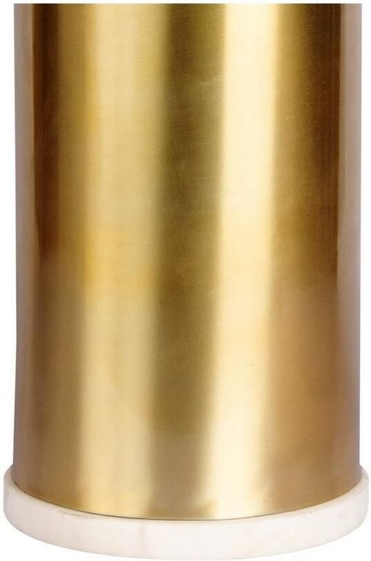 Kayoom Kandelaar Vloerkandelaar Shyam 125 Vloerkaarsenhouder van metaal marmeren voet windlicht van glas - Foto 3