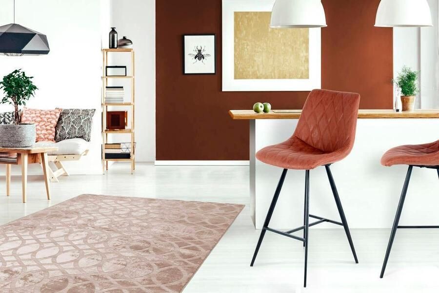 Kayoom Kinderstoel Barkruk Frances 425 2-delige set stijlvolle retro-look barkruk onderhoudsvriendelijk comfortabel aantrekkelijke leerlook stijlvolle retro-look (set 2 stuks) - Foto 5