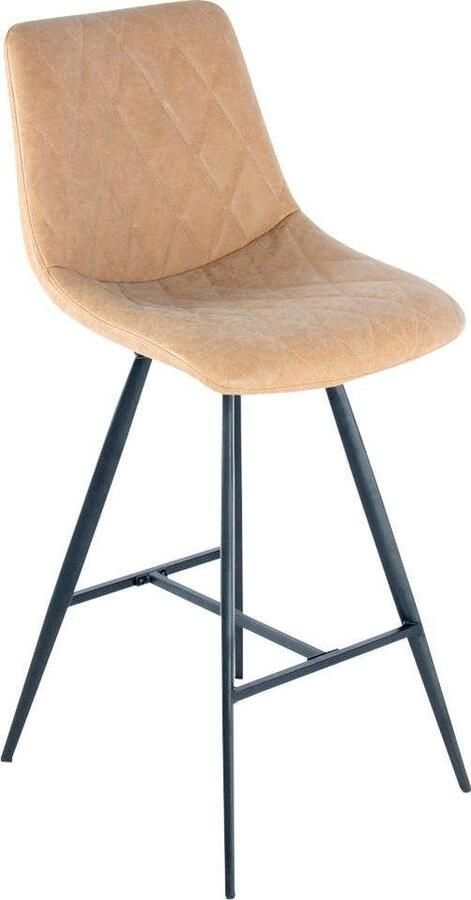 Kayoom Kinderstoel Barkruk Frances 425 2-delige set stijlvolle retro-look barkruk onderhoudsvriendelijk comfortabel aantrekkelijke leerlook stijlvolle retro-look (set 2 stuks) - Foto 6