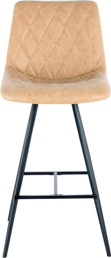 Kayoom Kinderstoel Barkruk Frances 425 2-delige set stijlvolle retro-look barkruk onderhoudsvriendelijk comfortabel aantrekkelijke leerlook stijlvolle retro-look (set 2 stuks) - Foto 9