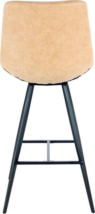 Kayoom Kinderstoel Barkruk Frances 425 2-delige set stijlvolle retro-look barkruk onderhoudsvriendelijk comfortabel aantrekkelijke leerlook stijlvolle retro-look (set 2 stuks) - Foto 8