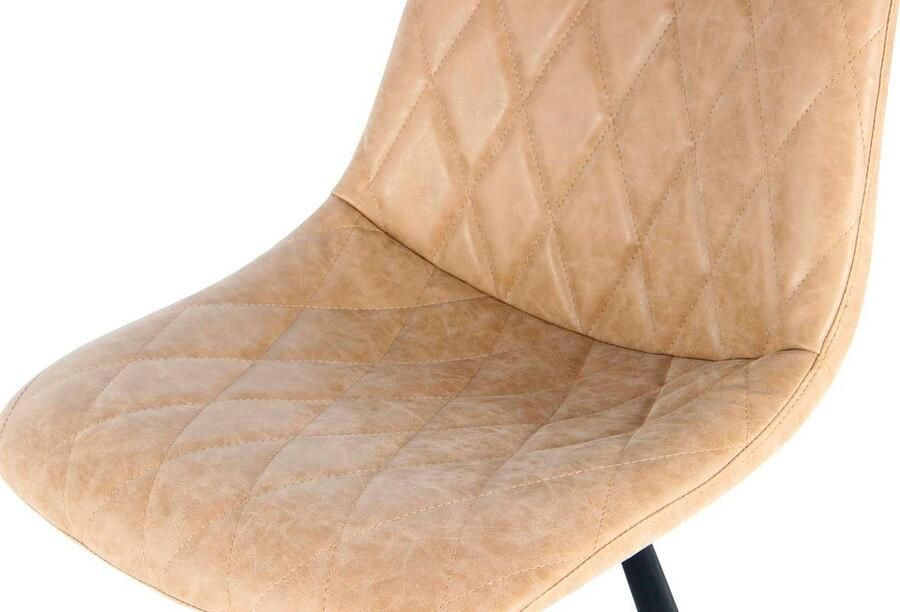 Kayoom Kinderstoel Barkruk Frances 425 2-delige set stijlvolle retro-look barkruk onderhoudsvriendelijk comfortabel aantrekkelijke leerlook stijlvolle retro-look (set 2 stuks) - Foto 3