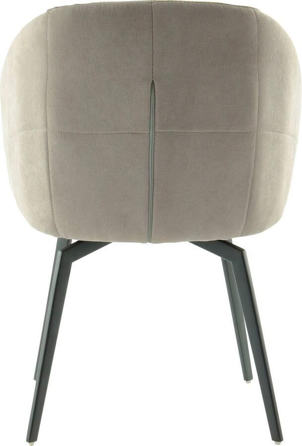 Kayoom Kuipstoel Stoel Carol 225 decoratieve stoel in retro-look tweekleurig ontworpen (1 stuk) - Foto 3