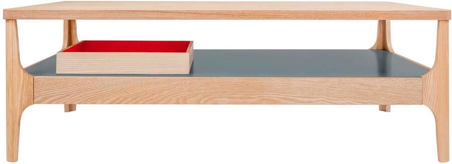 Kayoom Salontafel Koffietafel Addison salontafel open opvallend ontwerp Bijzonder ontwerp tafelpoten van massief hout van stevig materiaal (1 stuk) - Foto 5