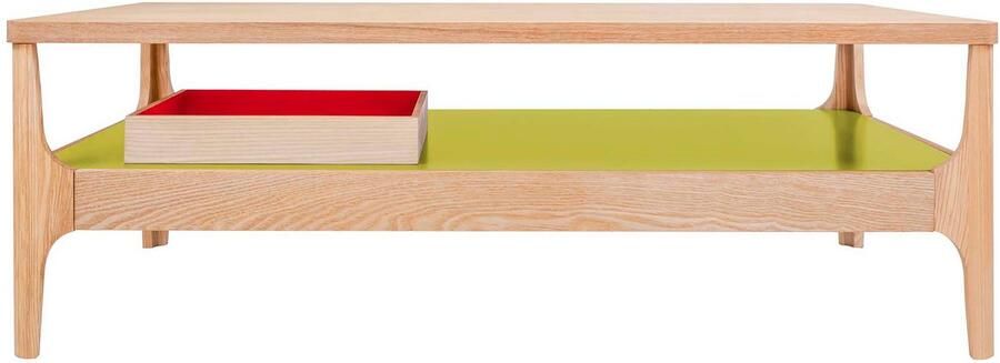 Kayoom Salontafel Koffietafel Addison salontafel open opvallend ontwerp Bijzonder ontwerp tafelpoten van massief hout van stevig materiaal (1 stuk) - Foto 5