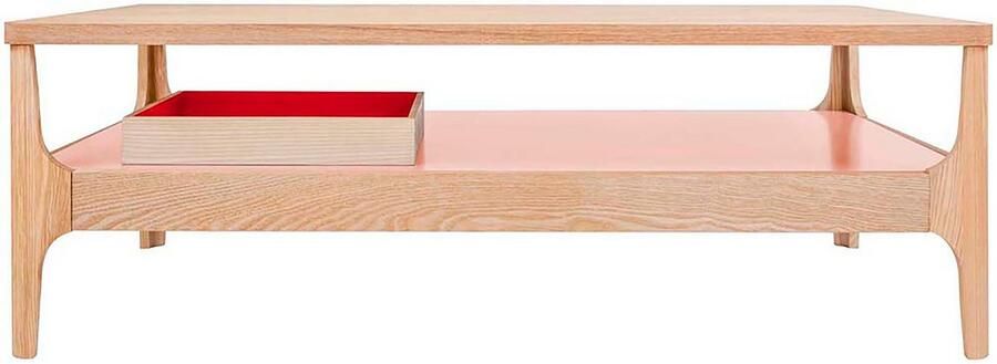 Kayoom Salontafel Koffietafel Addison salontafel open opvallend ontwerp Bijzonder ontwerp tafelpoten van massief hout van stevig materiaal (1 stuk) - Foto 5