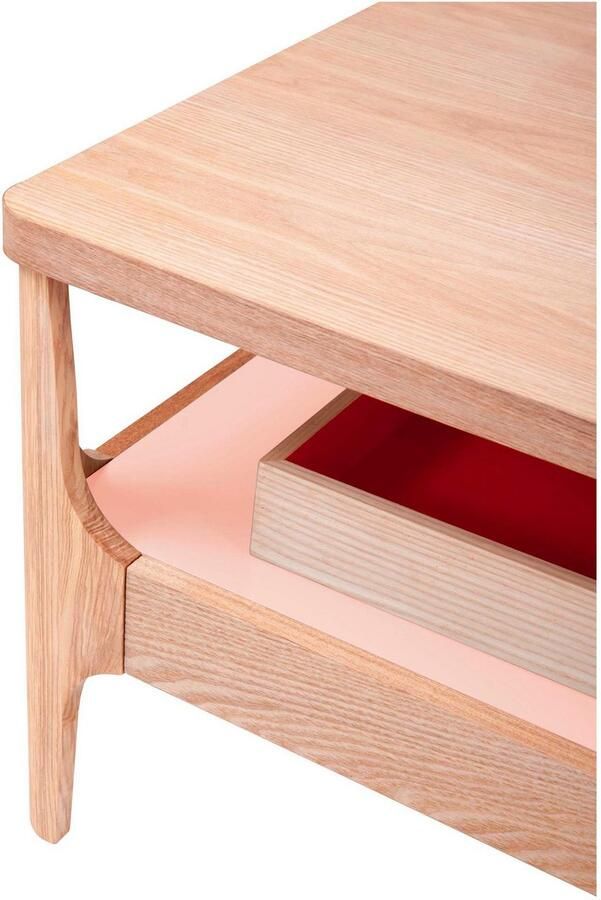 Kayoom Salontafel Koffietafel Addison salontafel open opvallend ontwerp Bijzonder ontwerp tafelpoten van massief hout van stevig materiaal (1 stuk) - Foto 3