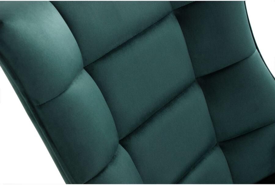 Kayoom Schommelstoel Bryana 125 Relaxstoel om te schommelen metalen frame met houten slede (1 stuk) - Foto 5