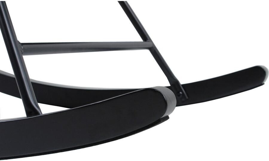 Kayoom Schommelstoel Bryana 125 Relaxstoel om te schommelen metalen frame met houten slede (1 stuk) - Foto 7