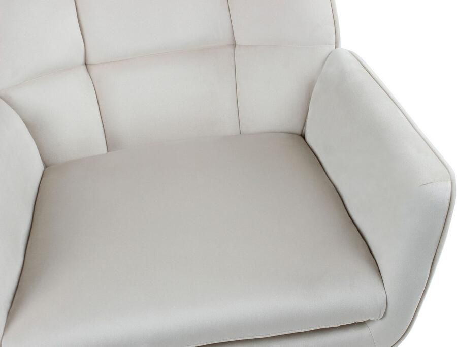 Kayoom Schommelstoel Bryana 125 Relaxstoel om te schommelen metalen frame met houten slede (1 stuk) - Foto 3