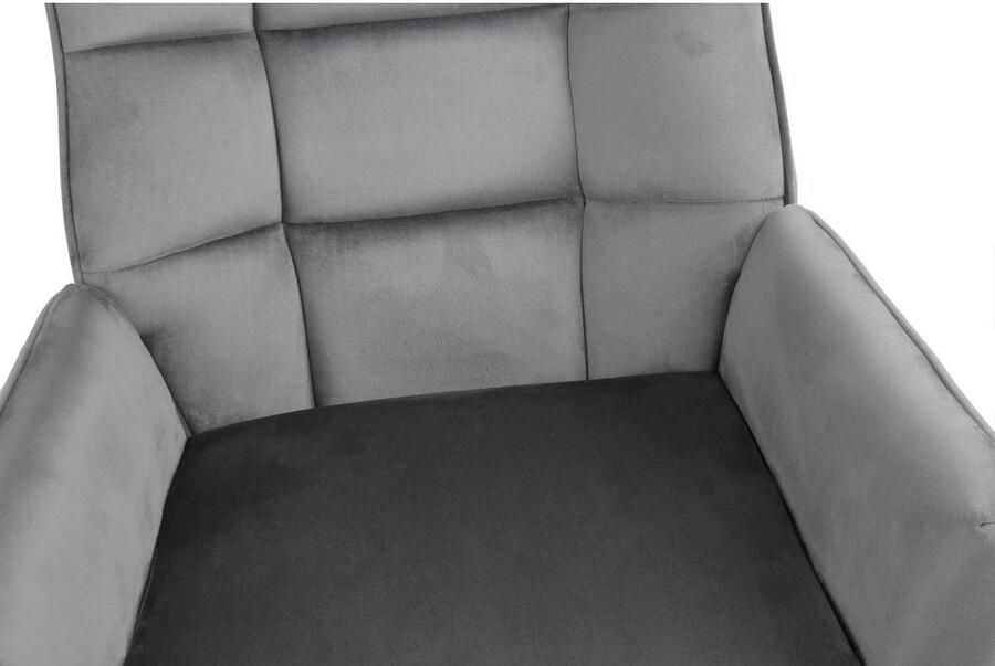 Kayoom Schommelstoel Bryana 125 Relaxstoel om te schommelen metalen frame met houten slede (1 stuk) - Foto 6