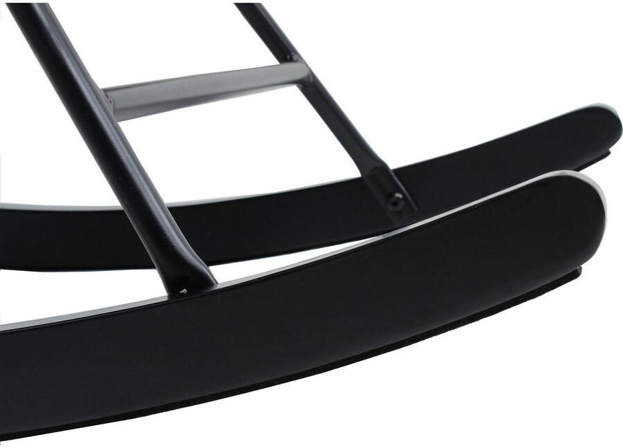 Kayoom Schommelstoel Melorie 125 metalen frame met houten slede Schommelstoel decoratieve knopen metalen frame met houten slede (1 stuk) - Foto 3