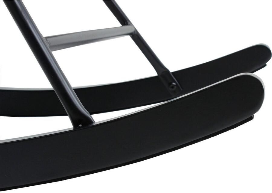 Kayoom Schommelstoel Melorie 125 metalen frame met houten slede Schommelstoel decoratieve knopen metalen frame met houten slede (1 stuk) - Foto 3