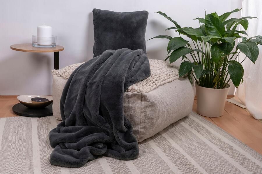 Kayoom Sierkussen Decoratiekussen & Deken Aimee 525 (set 2 stuks) - Foto 5