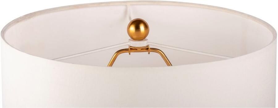 Kayoom Staande lamp Vloerlamp Cirus 225 Basis in materiaal-mix van marmer en ijzer met stoffen kap (1 stuk) - Foto 4