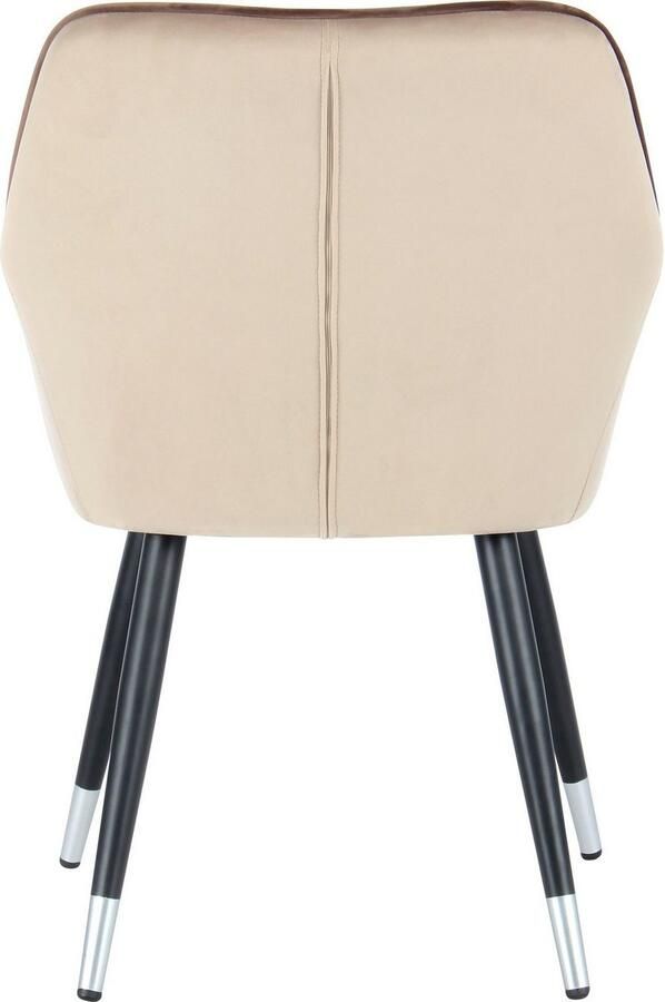 Kayoom Stoel Amino 525 stijlvolle designstoel elegante uitstraling fluweelzachte bekleding elegant glamoureus elegante uitstraling (1 stuk) - Foto 6