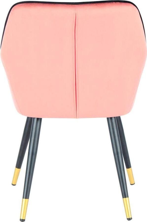 Kayoom Stoel Amino 525 stijlvolle designstoel fluweelzachte bekleding van velvet stof (1 stuk) - Foto 8