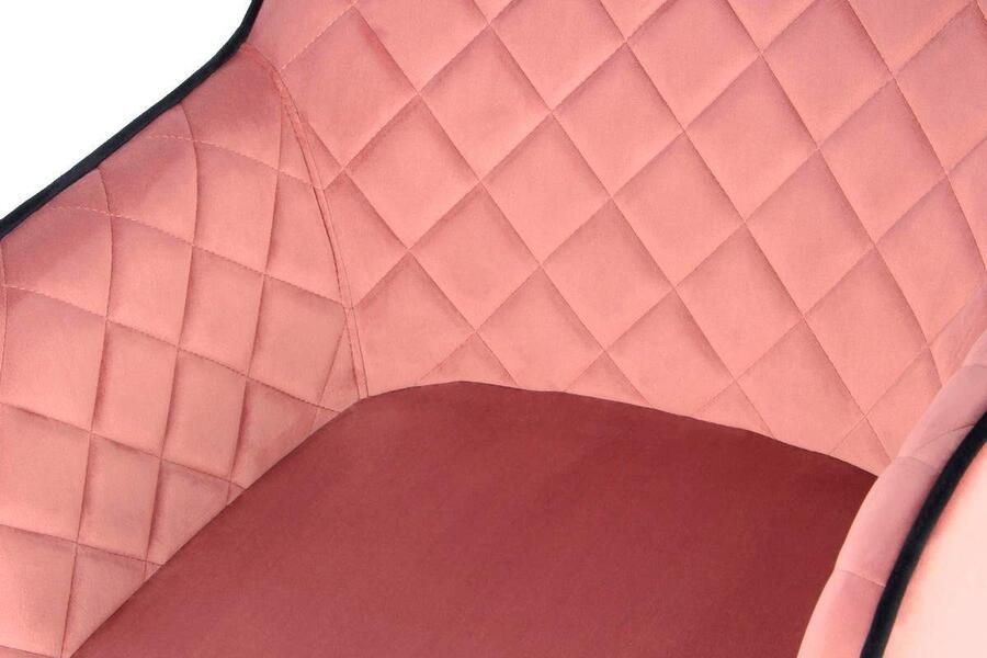 Kayoom Stoel Amino 525 stijlvolle designstoel fluweelzachte bekleding van velvet stof (1 stuk) - Foto 7
