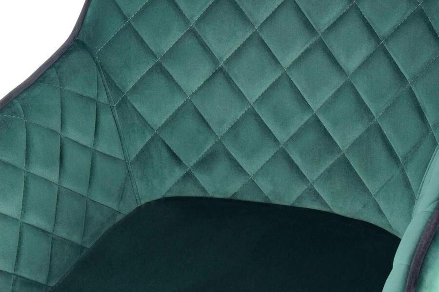 Kayoom Stoel Amino 625 stijlvolle designstoel fluweelzachte bekleding van velvet stof (1 stuk) - Foto 6